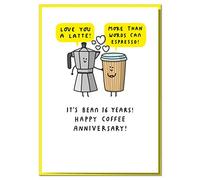 It's Bean 16 Years! Funny 16th Anniversary Card