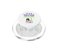 It's Beautiful Day For Learning Retro Teacher Students Women PopSockets PopGrip for MagSafe