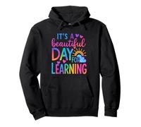 It's Beautiful Day for Learning Tie Dye Back to School Pullover Hoodie