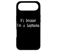 It's Because I'm A Sagittarius Horoscope Zodiac Statement Case for iPhone Air