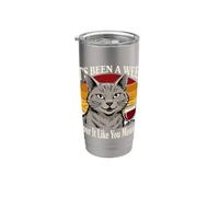 It's Been A Week Pour It Like You Mean It Cat Wine Stainless Steel Insulated Tumbler