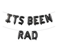 ITS BEEN RAD Tech Grad Balloon Banner, X-Ray Technologist Graduation Decor, Radiology Student Graduation Party Decoration, Class of 2026 Rad Tech Grad Decoration (ITS BEEN RAD Black)