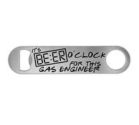 Its Beer Oclock for This Gas Engineer Personalised Beer Bottle Opener Gift