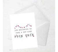 It's Beginning To Feel A Lot Like ..... Greetings Card - Large Card