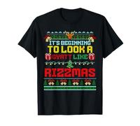 It's Beginning To Look A Gyatt Like Rizzmas Brainrot Xmas T-Shirt
