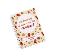 It's Beginning To Look A Lot Like Christmas, 12 w 5 Food Diary, Personalised Christmas Theme - Diet Journal, Calorie Counting, Meal Planner, Healthy Eating, Habit Tracker, Exercise Log