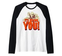 "Its Behind You"! Halloween s Spooky Claw Hand Raglan Baseball Tee