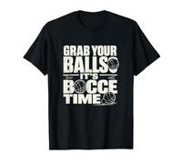 It's Bocce Time Bocce Player Lawn Game Backyard Humor T-Shirt