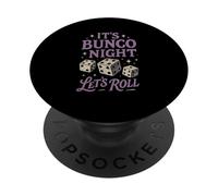 It's Bunco Night Let's Roll Game Night Funny Bunco Player PopSockets Adhesive PopGrip