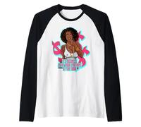 It's Business Leave Your Emotions at The Door Melanin Sista Raglan Baseball Tee