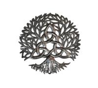 It's Cactus Celtic Trinity Knot Symbol, Family Tree of Life, Wall Hangings, Home Decor, Interior and Exterior Display, 13.75 Inches Round, Fair Trade Haitian Sculpture