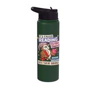 It's Called Reading Owl Design for Book Lovers Stainless Steel Insulated Water Bottle