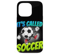 It's Called Soccer Funny Cartoon Ball Graffiti Style Boys Case for iPhone 13 Pro