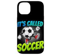 It's Called Soccer Funny Cartoon Ball Graffiti Style Boys Case for iPhone 14