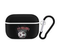 Its Called Soccer Not Football Case Compatible with AirPods Pro 1 2 | protective cover,hard shell with keychain,fashion pattern,easy to carry