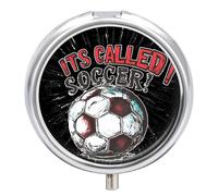 Its Called Soccer Not Football Small Pill Box Case 3 Compartment 2"