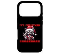 IT'S CHRISTMAAAAAS! Funny Christmas Santa Claus Raccoon Meme Case for iPhone 17 Pro