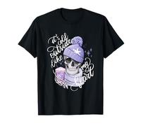 It's Cold Outside Like My Heart Skeletons Coffee Valentine T-Shirt