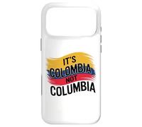 Its Colombia Not Columbia Colombian Caleños Bogota Medellin Case for iPhone 17 Pro Max