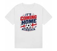 Its Coming Home England 2026 Football Novelty T-Shirt White XL
