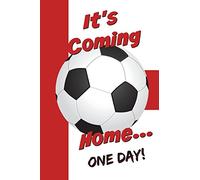 "It's Coming Home" Football Journal: England Football Notebook A5 (150 Unlined Pages): Volume 2
