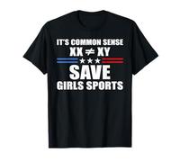 It's Common Sense XX is Different to XY Save Girls Sports T-Shirt