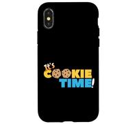 Its Cookie Time Vintage Cookie Seller Cute Cookie Baker Case for iPhone X/XS