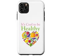 It's Cool To Be Healthy -Love Vegan, Animal Vegetarian Peace Case for iPhone 11 Pro Max