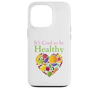 It's Cool To Be Healthy -Love Vegan, Animal Vegetarian Peace Case for iPhone 13 Pro