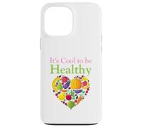 It's Cool To Be Healthy -Love Vegan, Animal Vegetarian Peace Case for iPhone 13 Pro Max