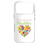 It's Cool To Be Healthy -Love Vegan, Animal Vegetarian Peace Case for iPhone 17 Pro