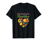 It's Cool to Be Healthy -Love Vegan, Animal Vegetarian Peace T-Shirt