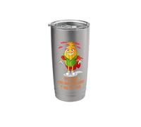 Its Corn a Big Lump with Knobs it Has The Juice Halloween Stainless Steel Insulated Tumbler