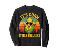 It's Corn It Has The Juice Fun Vintage Crop Top Corn Sweatshirt