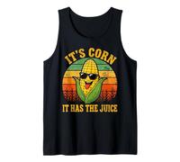 It's Corn It Has The Juice Fun Vintage Crop Top Corn Tank Top