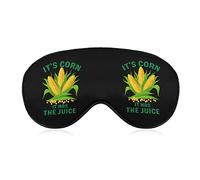Its Corn It Has The Juice Sleep Masks Eye Cover Blackout with Adjustable Elastic Strap Night Blindfold for Women Men Yoga Travel Nap