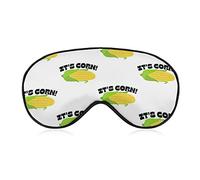 Its Corn It Has The Juice Sleep Masks Eye Cover Blackout with Adjustable Elastic Strap Night Blindfold for Women Men Yoga Travel Nap