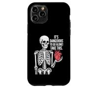 It's Dangerous To Go Alone Skeleton Heart Case for iPhone 11 Pro