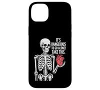 It's Dangerous To Go Alone Skeleton Heart Case for iPhone 14 Plus