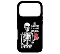 It's Dangerous To Go Alone Skeleton Heart Case for iPhone 17 Pro