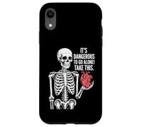 It's Dangerous To Go Alone Skeleton Heart Case for iPhone XR