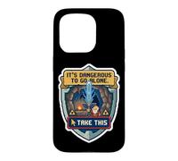 It's Dangerous to Go Alone Take This Gamer Video Game Player Case for iPhone 15 Pro