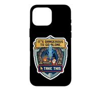 It's Dangerous to Go Alone Take This Gamer Video Game Player Case for iPhone 16 Pro Max