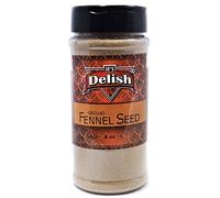 Its Delish Ground Fennel Seeds All Natural 6 Oz Medium Jar