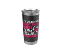 It's Easier for a Night Shift Nurse Stainless Steel Insulated Tumbler