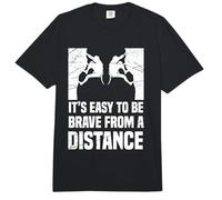 It's Easy to be Brave - Bouldering Rock Climber Comfort Colors Adult Heavyweight T-Shirt