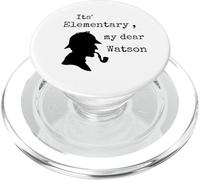 It's elementary my dear Watson - Sherlock Holmes detective PopSockets PopGrip for MagSafe