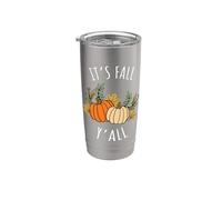 It's Fall Y'all - Funny Autumn & Thanksgiving Day Stainless Steel Insulated Tumbler