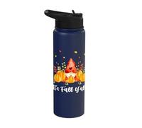 It's Fall Y'all Gnome Autumn Season Stainless Steel Insulated Water Bottle