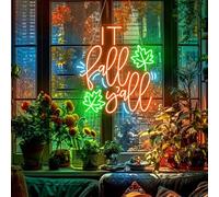 It's Fall Yall Neon Sign Fall Autumn Season Led Light Custom Fall Season Neon Sign Fall Home Wall Art Thanksgiving Garden Decor Housewarm Gift